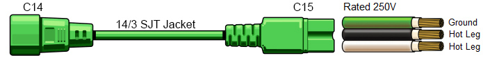c14 c13 power cable
